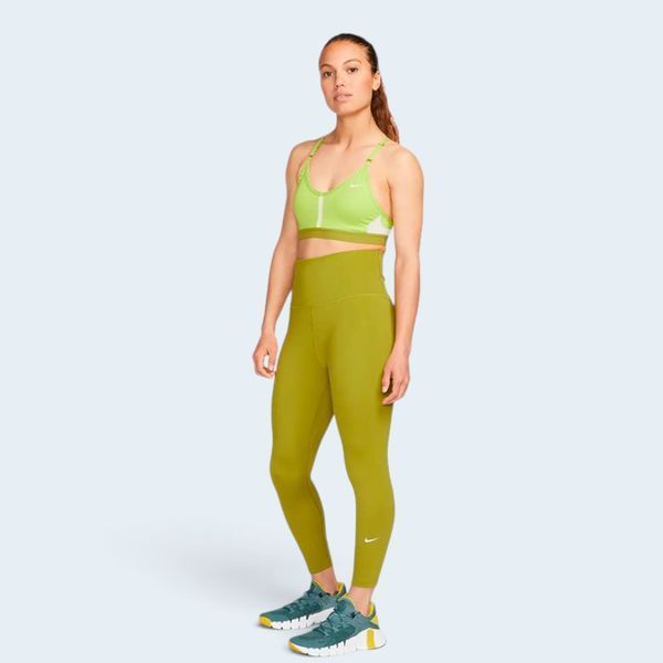 NIKE Легінси NK ONE DF HR CROP TGHT / DM7276-390 L розмір одягу XC-022245-L фото