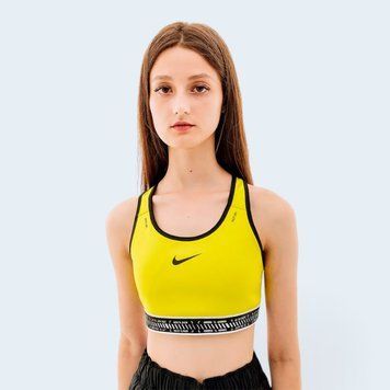NIKE Топ NK SWSH ON THE RUN BRA / DV9914-308 L розмір одягу XC-019665-L фото