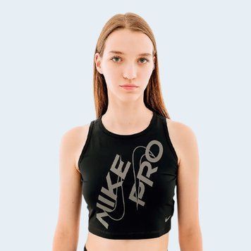 NIKE Топ DF CROP TA GRX / FB5261-010 L розмір одягу XC-017955-L фото