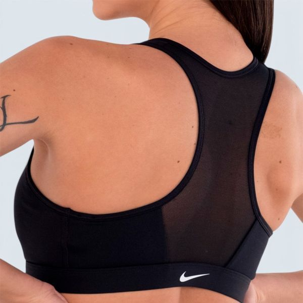 NIKE Топ NK DF SWSH ZIP FRONT BRA / DD1205-010 XS розмір одягу XC-023625-XS фото