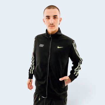 NIKE Кофта NSW REPEAT SW PK TRACKTOP / FD1183-011 L розмір одягу XC-016200-L фото