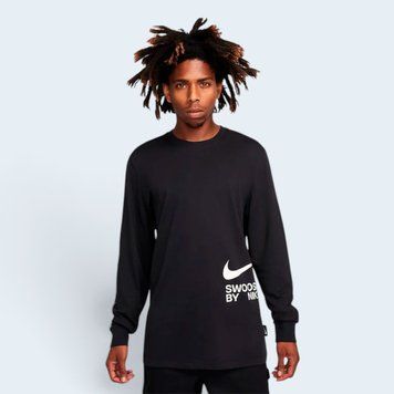 NIKE Кофта TEE LS BIG SWOOSH / FJ1119-010 XL розмір одягу XC-015975-XL фото